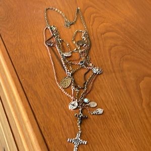 Multi chain single necklace